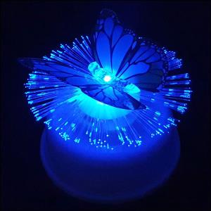 LED 광섬유 꽃 나비 회전 오르골 뮤직박스 만들기