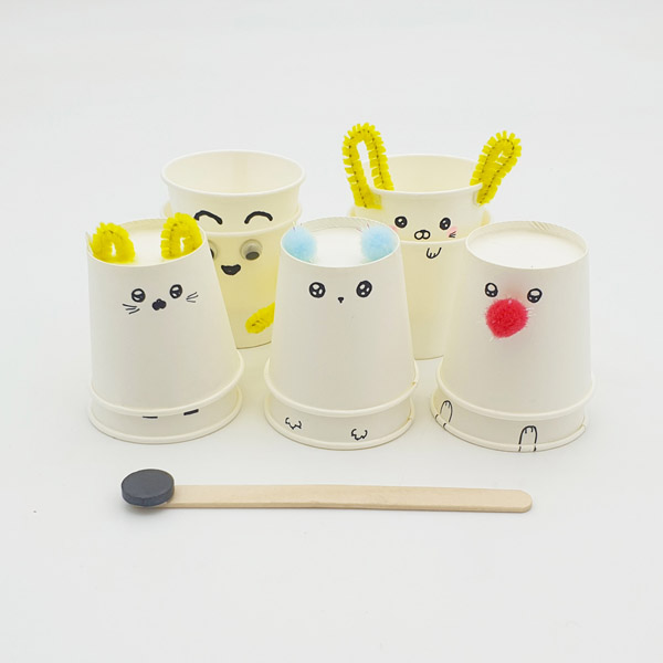자석을 이용한 장난감 만들기-컵 (5인용)
